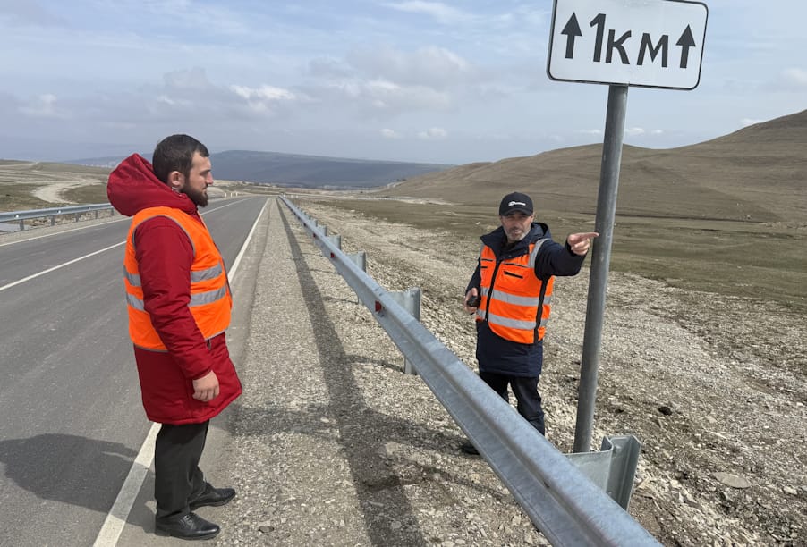 В Республике Дагестан общественники проверили ход капитального ремонта дороги к Сулакскому каньону